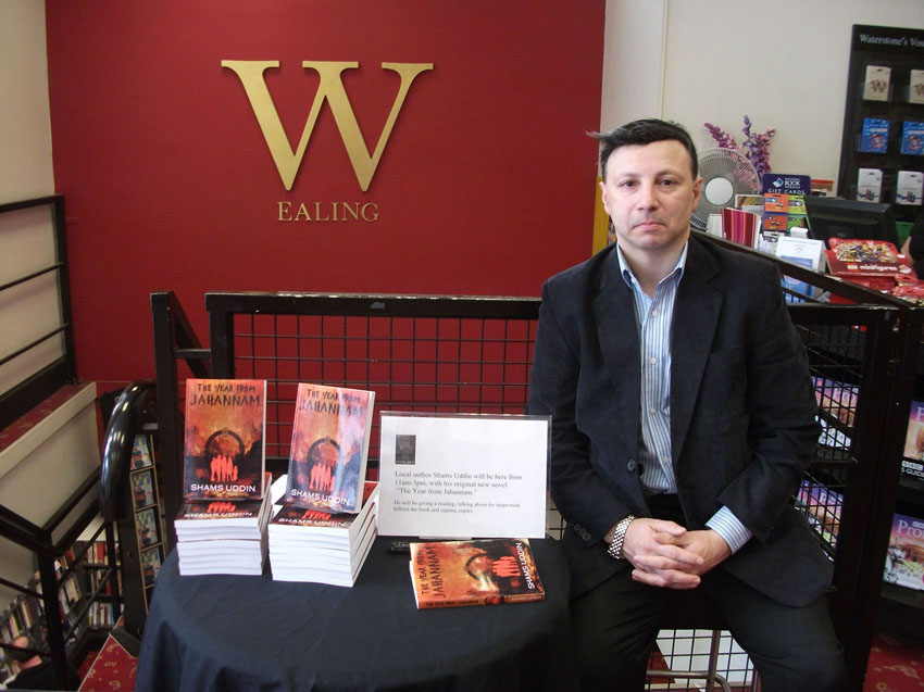 Shams Uddin at the Book Launch @Waterstones Ealing